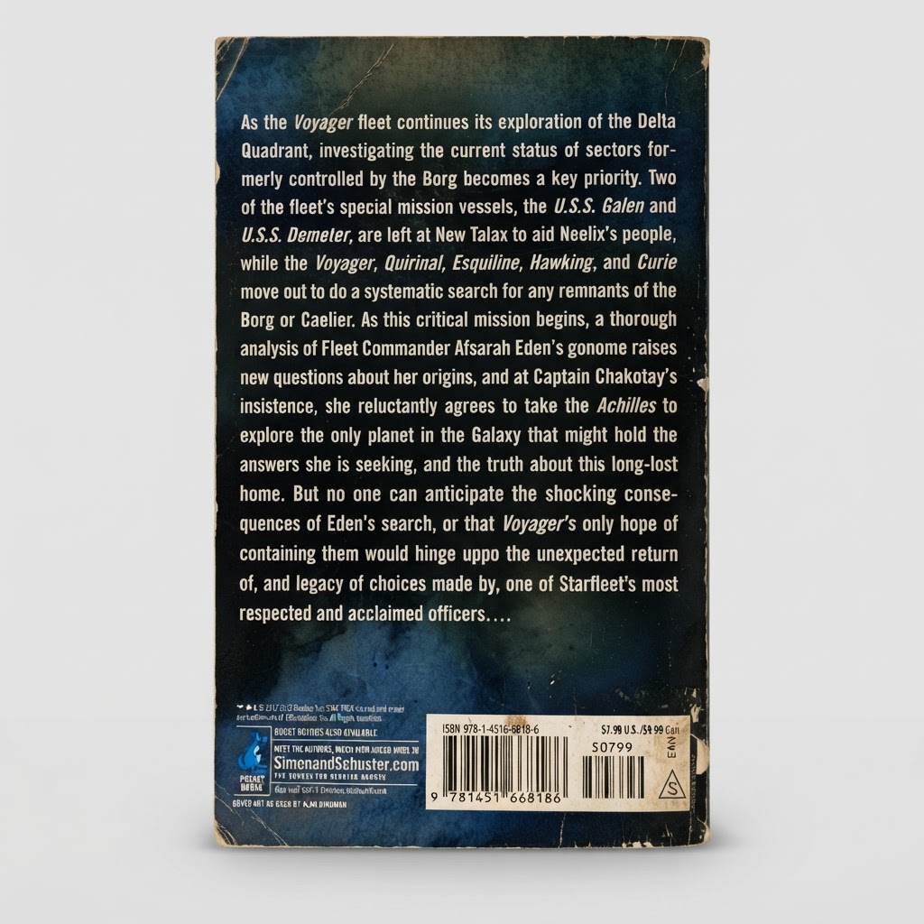 Star Trek: Voyager "The Eternal Tide" - Vintage Paperback 2