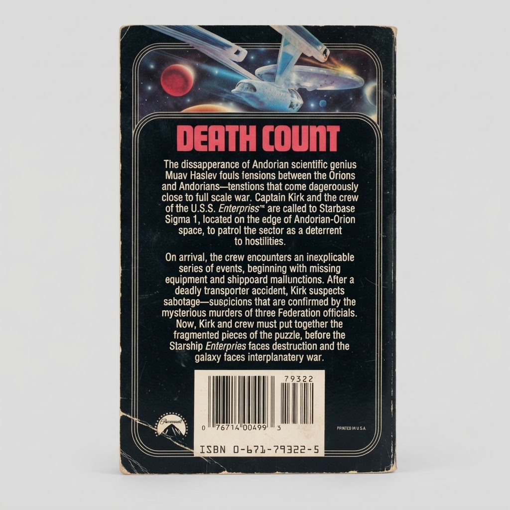 Star Trek: The Original Series "Death Count" (#62) - Vintage Paperback 2