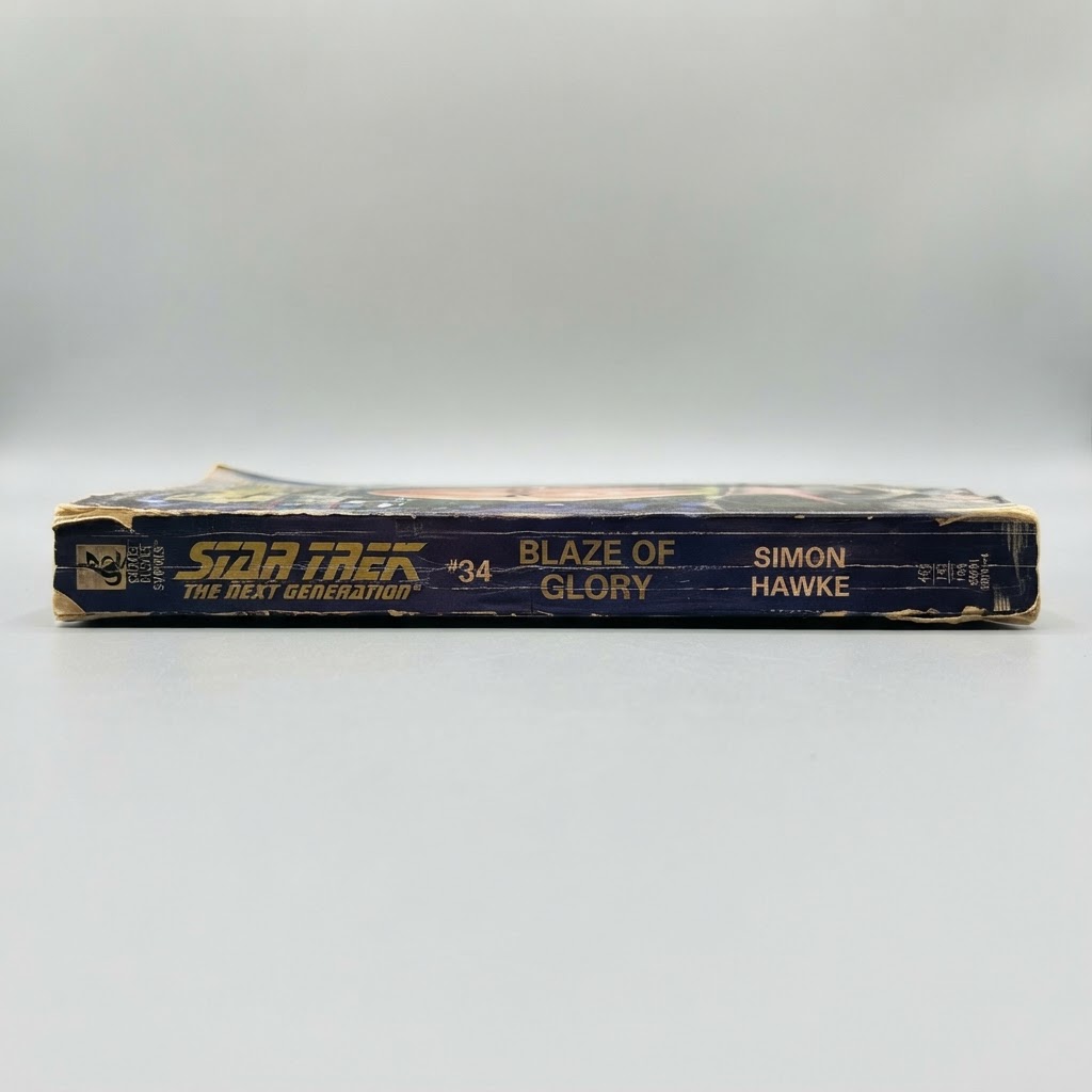 Star Trek: The Next Generation "Blaze of Glory" (#34) - Vintage Paperback 3