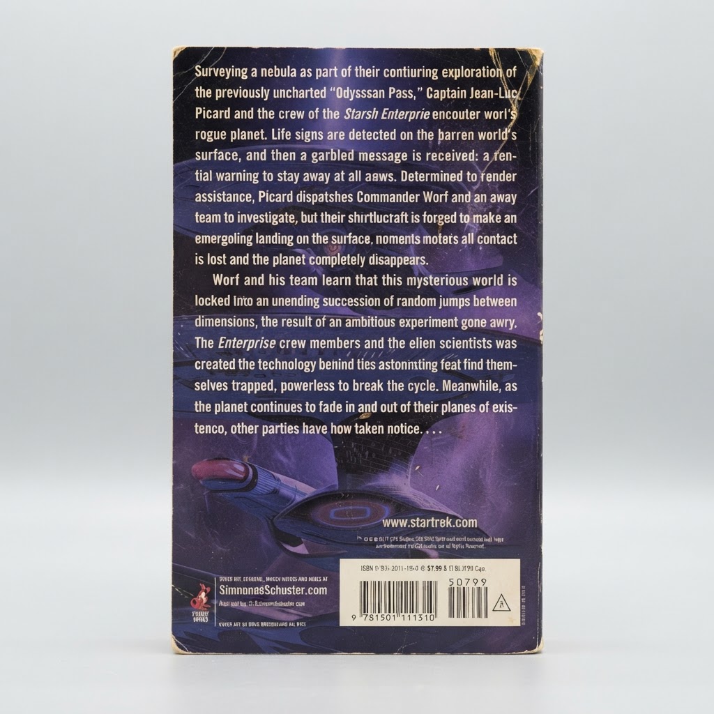 Star Trek: The Next Generation "Headlong Flight" - Vintage Paperback 2