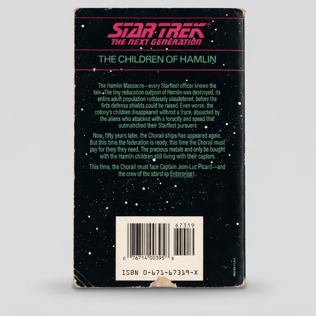 Star Trek: The Next Generation "The Children of Hamlin" (#3) - Vintage Paperback 2
