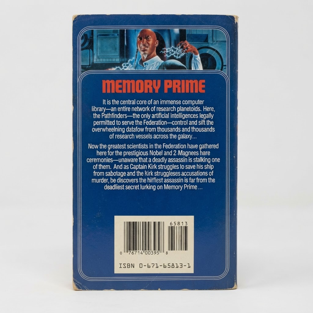 Star Trek: The Original Series "Memory Prime" - Vintage Paperback 2