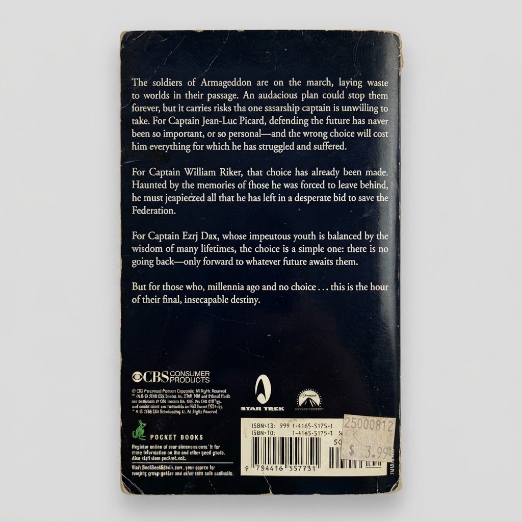 Star Trek: Destiny "Lost Souls" (Book III) - Vintage Paperback 2