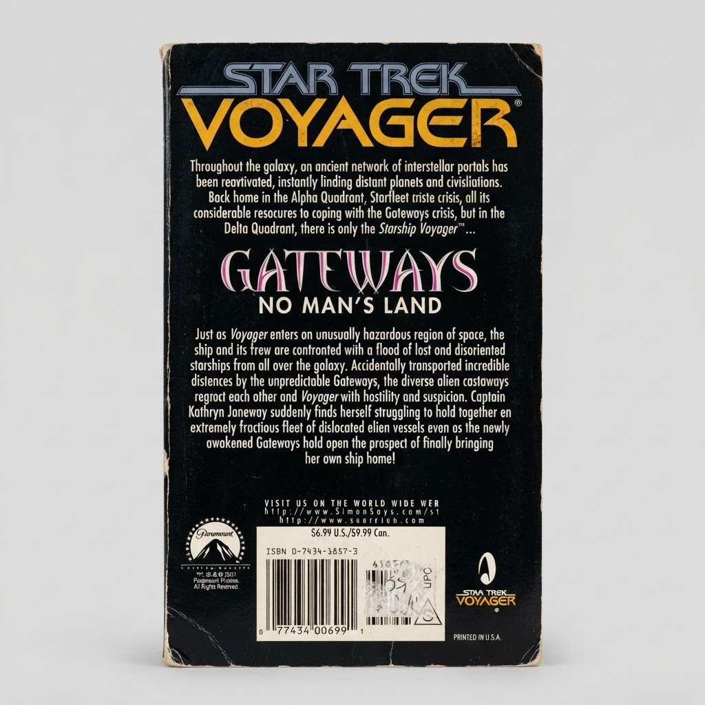 Star Trek: Voyager "No Man's Land" (Gateways Book 5) - Vintage Paperback 2