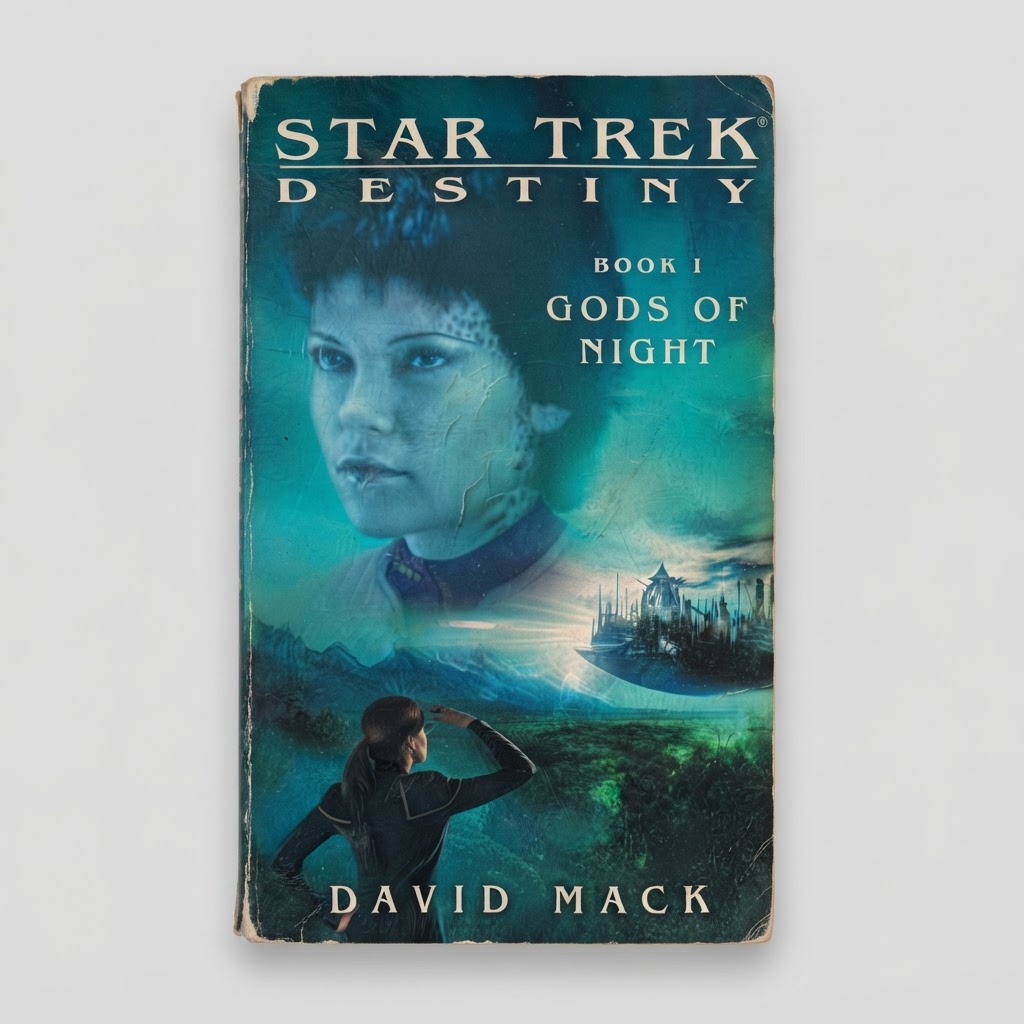 Star Trek: Destiny "Gods of Night" (Book I) - Vintage Paperback