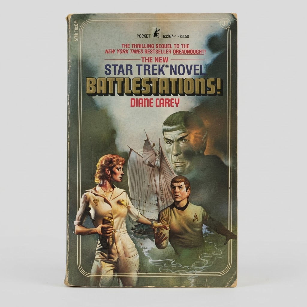 Star Trek: The Original Series "Battlestations!" - Vintage Paperback