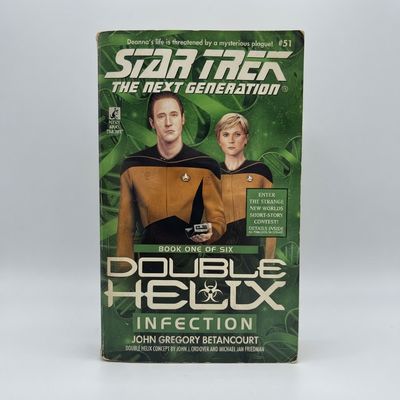 Star Trek: TNG "Double Helix: Infection" (Book 1) - Vintage Paperback