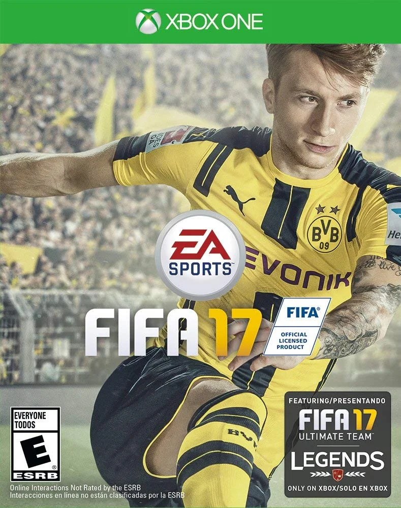 FIFA 17 - Xbox One - Deluxe Edition - Complete In Box front cover art