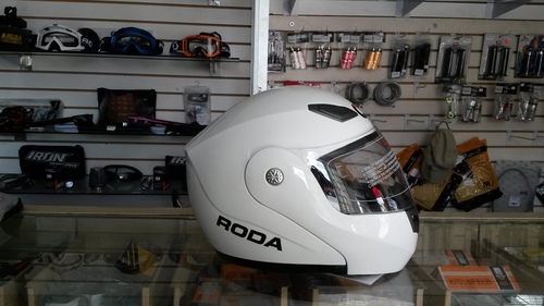 Casco Delivery Blanco Talla L