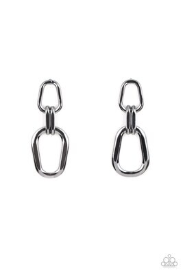 Harmonic-Hardware-Black Post Earring