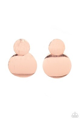 Here-Today-Gong-Tomorrow-Copper Post Earring