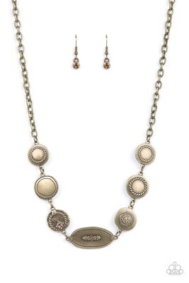 Uniquely-Unconventional-Brass Necklace