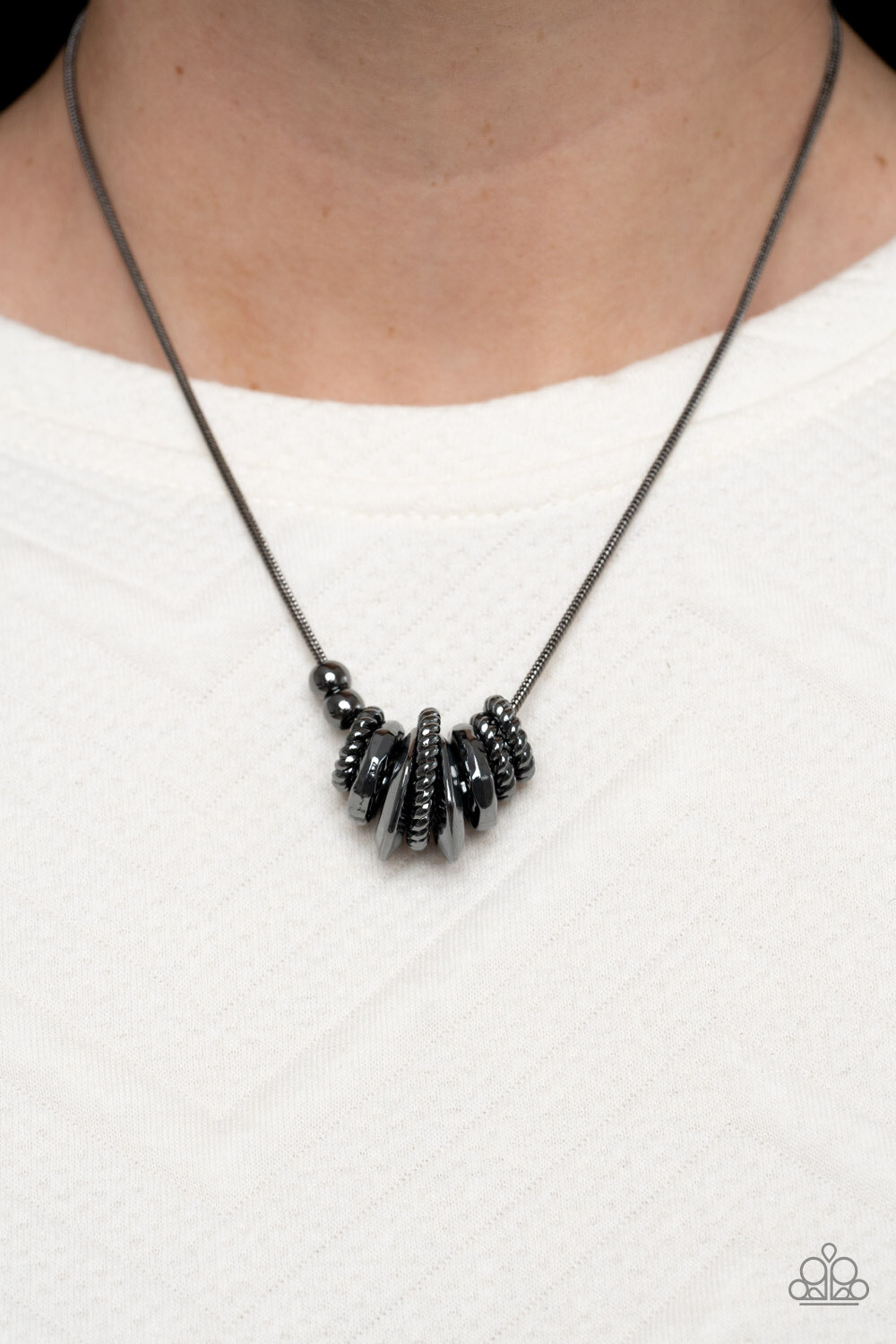 Mechanical-Mischief-Black Necklace