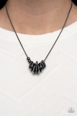 Mechanical-Mischief-Black Necklace