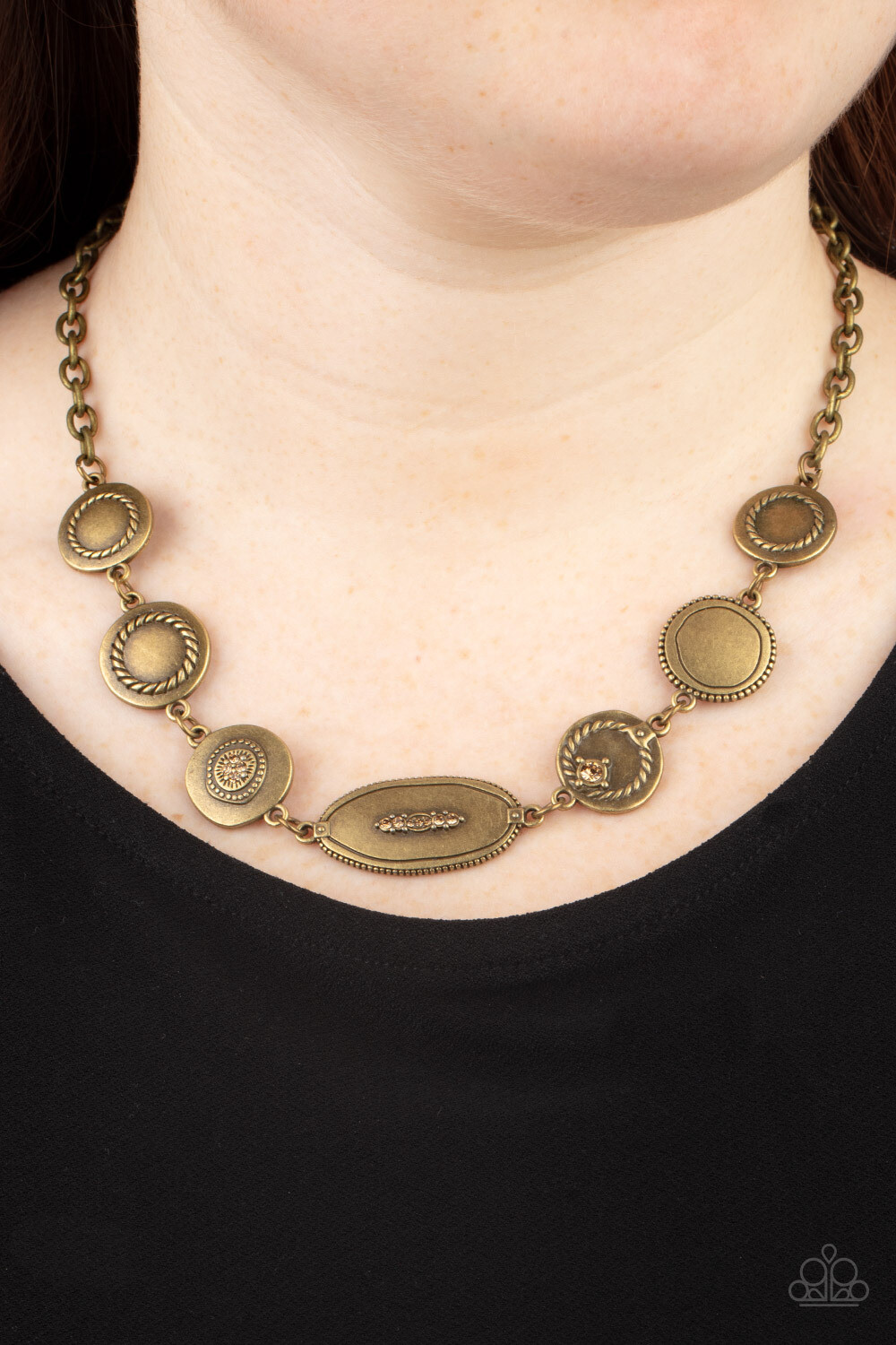 Uniquely-Unconventional-Brass Necklace