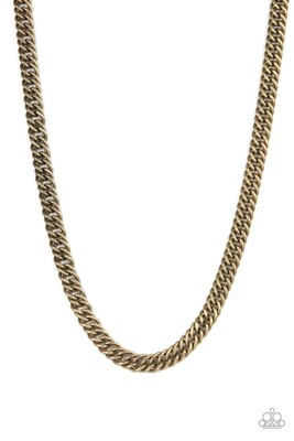 Winners-Circle- Men's Brass Necklace
