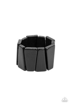Barbados-Backdrop-Black Wood Bracelet