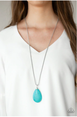 Sedona Sandstone Blue Necklace