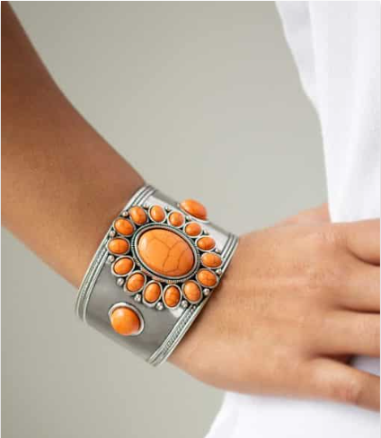 Room to Roam Orange Bracelet