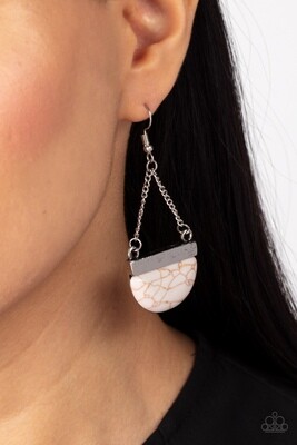 Mesa Mezzanine White Earring