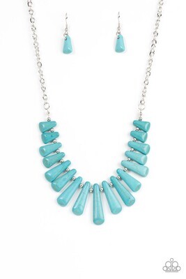 Mojave Empress - Blue Necklace
