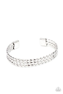 Line of Scrimmage - Men's Silver Bracelet