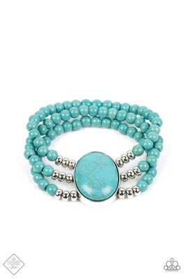 Stone Pools - Blue/Silver Bracelet