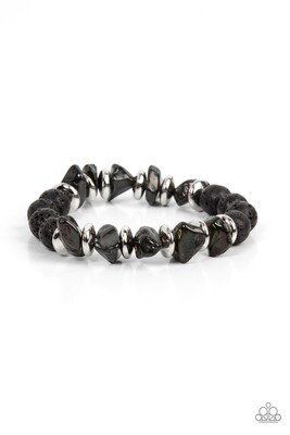 Volcanic Vacay - Men's Silver Bracelet