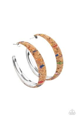A CORK In The Road - Multi Cork Earring