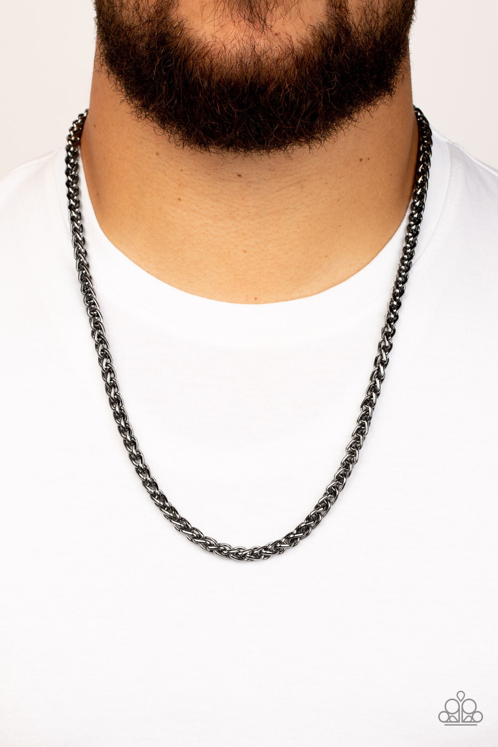 Metro Monopoly - Men&#39;s Black Necklace