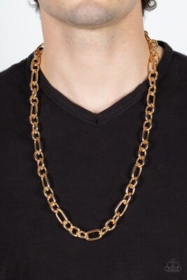 Ringside Throne - Gold Necklace -Male