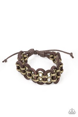 Roaming Rover - Men's Brass Bracelet