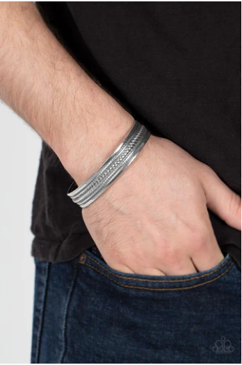 Urban Expedition -Men&#39;s Silver Urban Bracelet