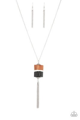 Reel It In - Black Necklace