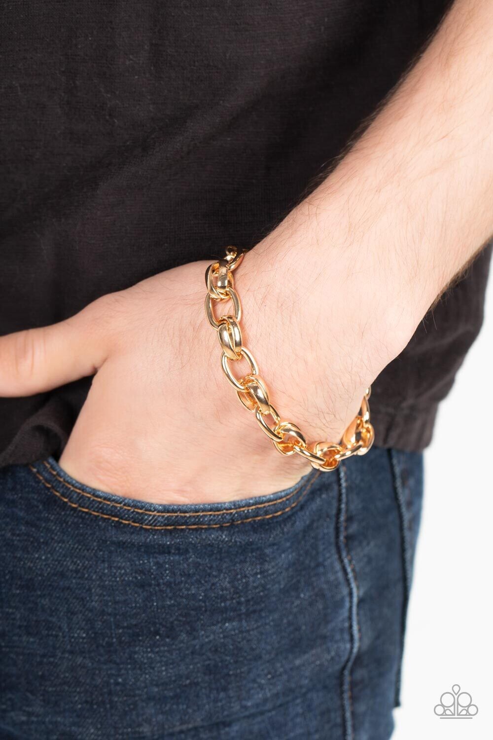 Rookie Roulette - Men&#39;s Gold Bracelet