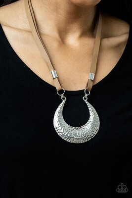 Majorly Moonstruck - Brown Necklace