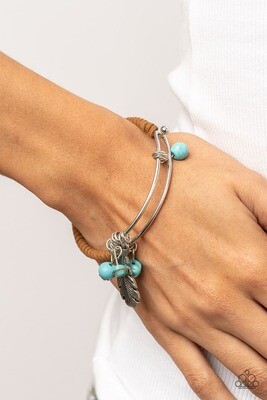 Running a-FOWL - Blue Blue Bracelet