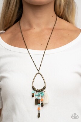 Listen to Your Soul - Brass Necklace