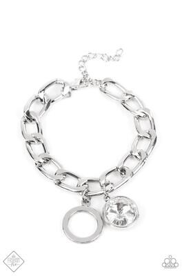 Unyielding Roar - White Bracelet
