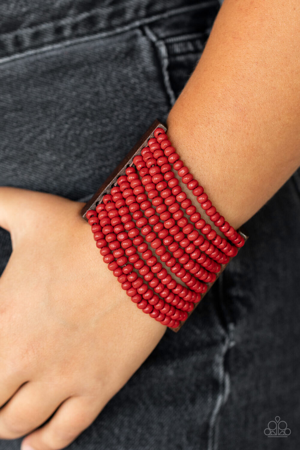 Waikiki Wonderland - Red Wood Bracelet