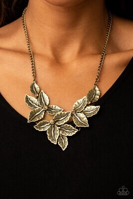 Holly Heiress - Brass Necklace