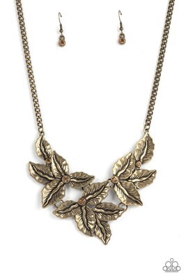 Holly Heiress - Brass Necklace