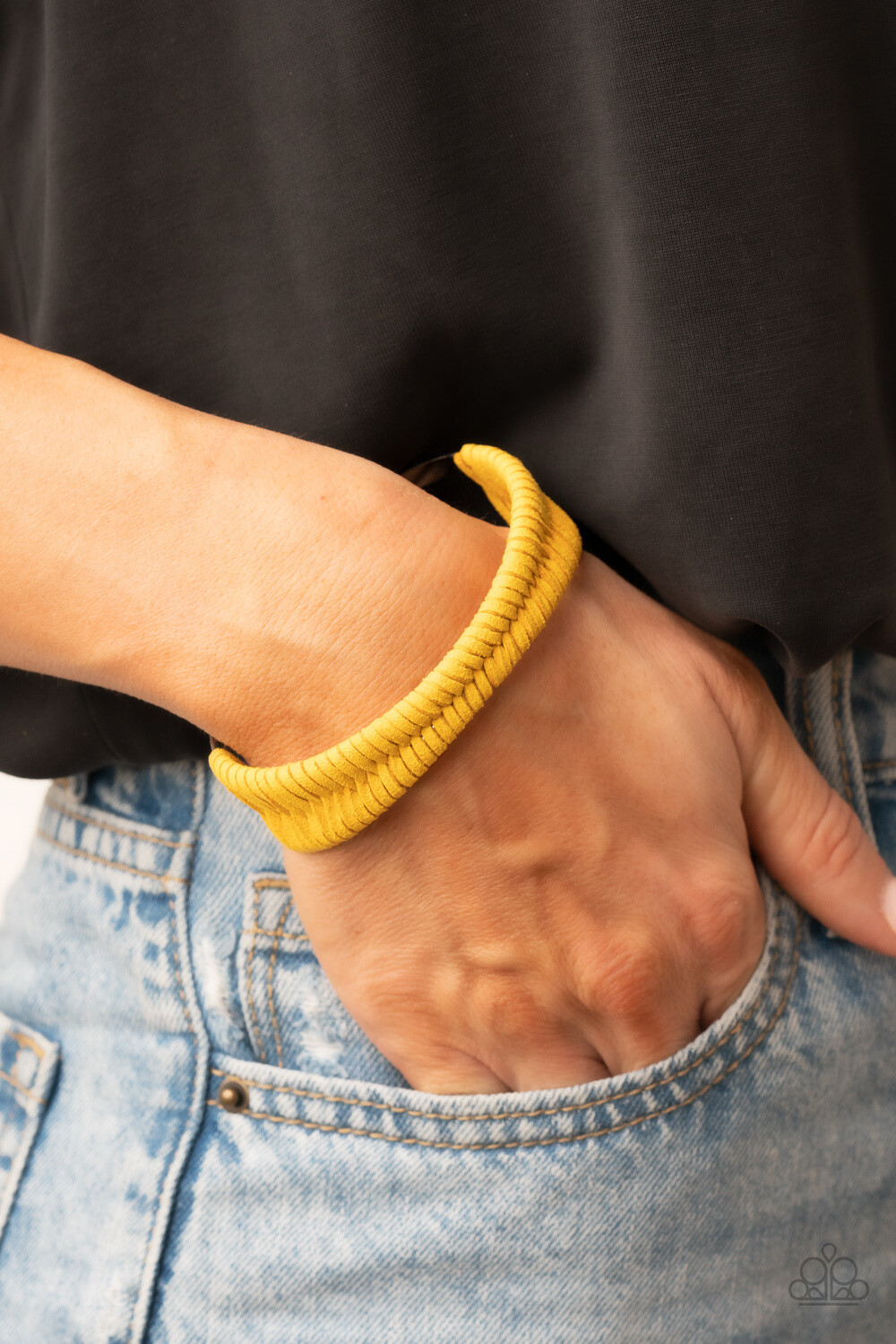 Desert Odyssey - Yellow Cuff Bracelet