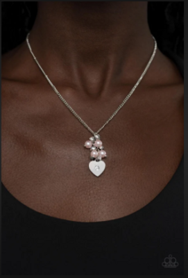 Pop It and Locket Pink Choker Necklace