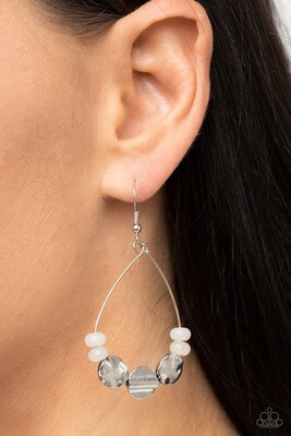 Tigris Treasure - White Earring