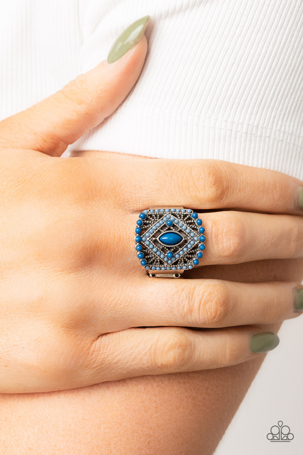 Amplified Aztec - Blue Ring