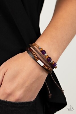 Public In-QUARRY - Purple Urban Bracelet