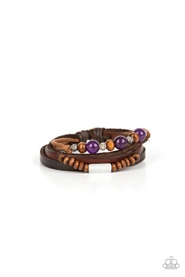 Public In-QUARRY - Purple Urban Bracelet