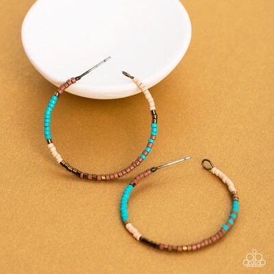 Joshua Tree Tourist - Mulit Brass Hoop Earring