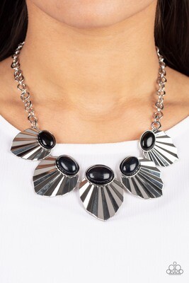 Fearlessly Ferocious - Black Necklace